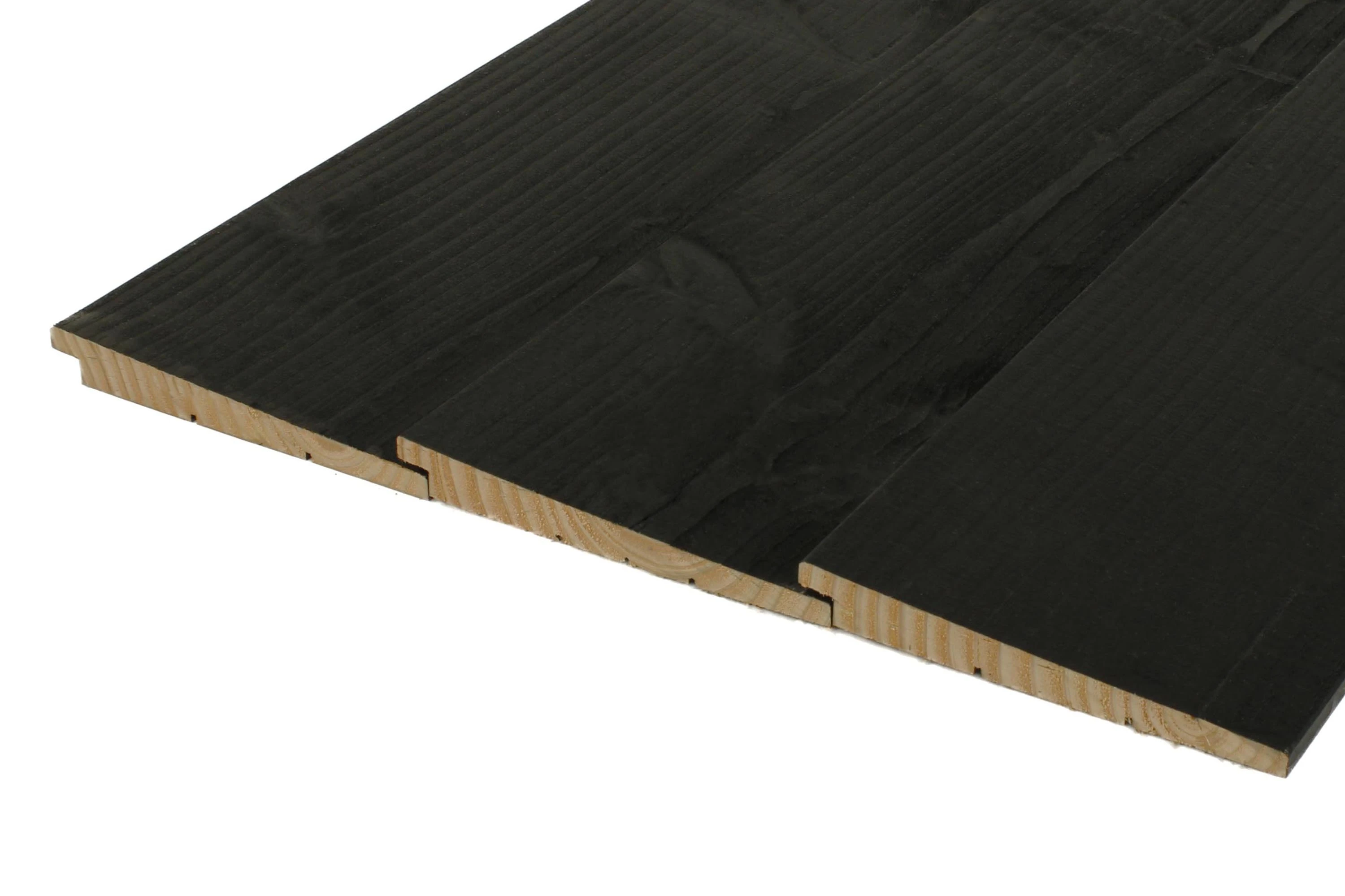 Douglas Zweeds Rabat 2.7 x 19.5 cm (27 x 195 mm) Zwart Gespoten - Lengte 500 cm - Afbeelding 1